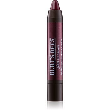 Burt’s Bees Glossy Lip Crayon rtěnka s vysokým leskem v tužce odstín Bordeaux Vines 2,83 g