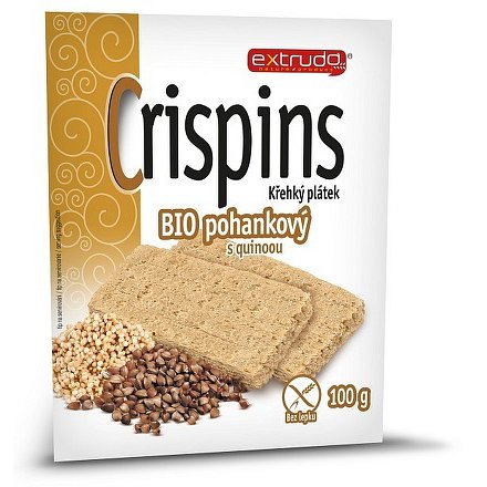 Crispins BIO pohank. křehký plátek s quinoou 100g