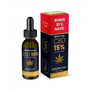 MOVit Energy CBD 15% Full Spectrum konopný olej 20 ml