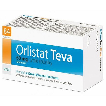 Orlistat Teva 60 mg perorální orální tobolky tvrdá  84 x 60 mg I