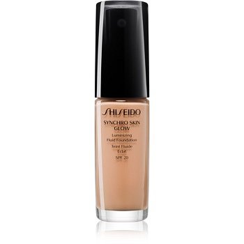 Shiseido Makeup Synchro Skin Glow Luminizing Fluid Foundation rozjasňující make-up SPF 20 odstín Rose 4 30 ml