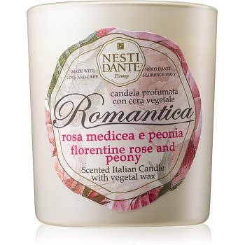 Nesti Dante Romantica Florentine Rose and Peony vonná svíčka 160 g