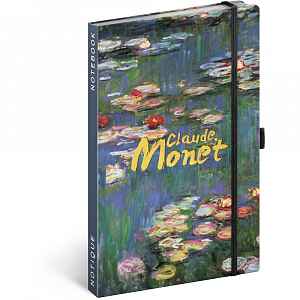 NOTIQUE Notes Claude Monet, linkovaný 13 × 21 cm