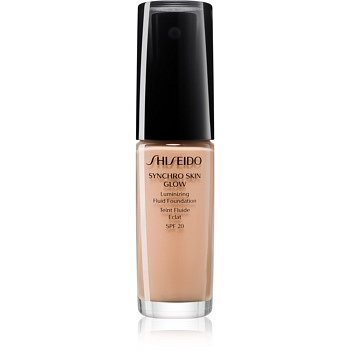 Shiseido Makeup Synchro Skin Glow Luminizing Fluid Foundation rozjasňující make-up SPF 20 odstín Rose 3 30 ml