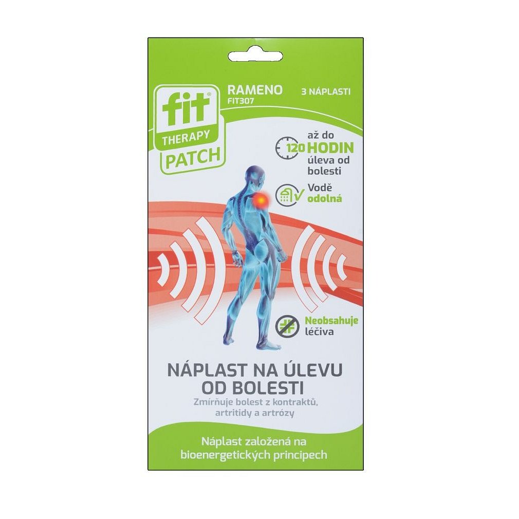 FIT Therapy Náplast na úlevu od bolesti rameno 3 ks