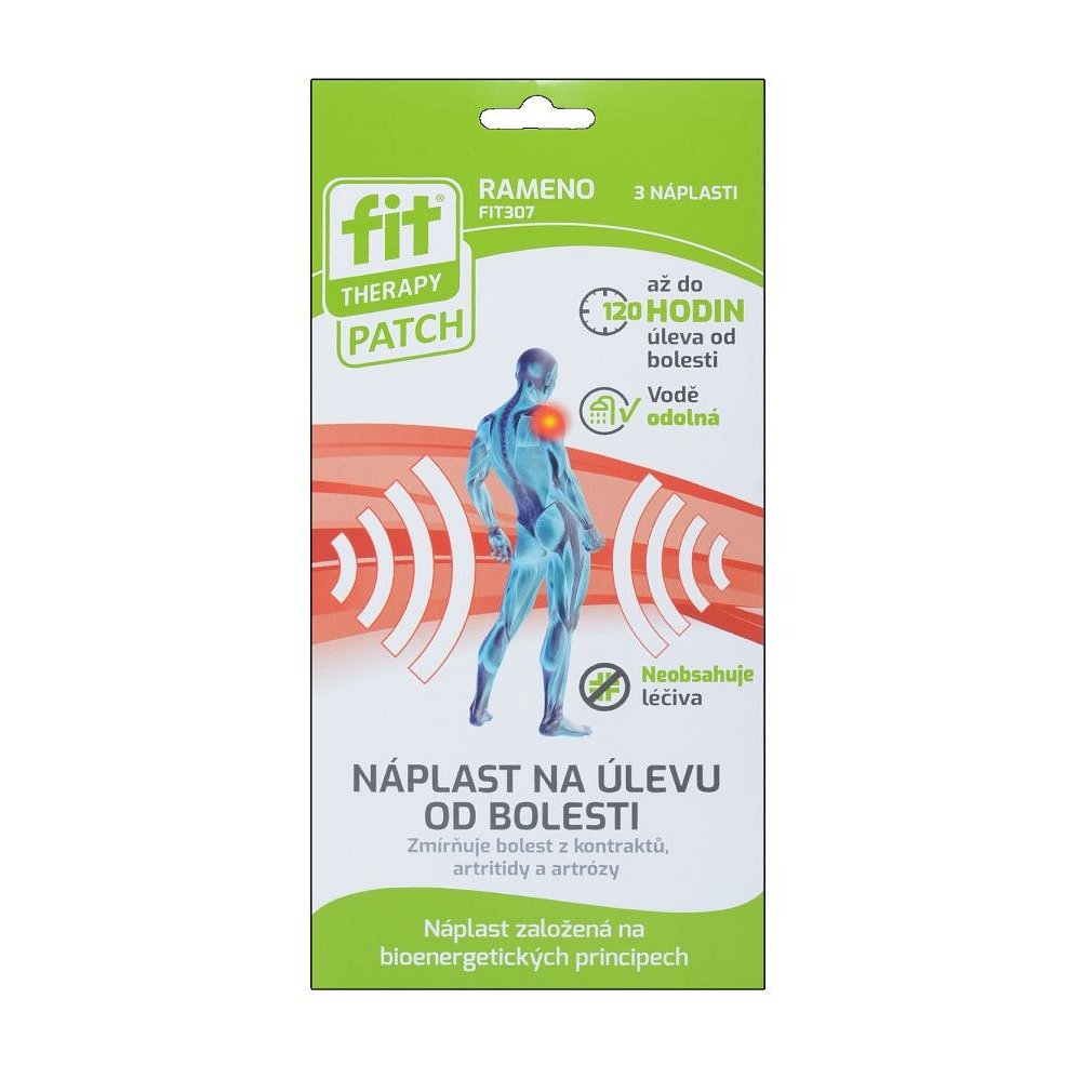 FIT Therapy Náplast na úlevu od bolesti rameno 3 ks