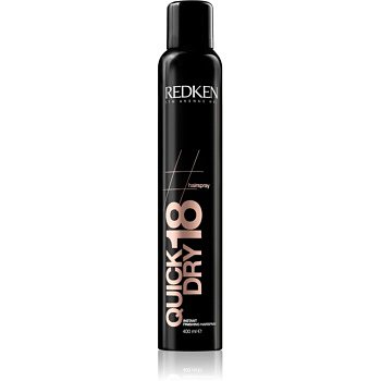 Redken Quick Dry rychleschnoucí sprej pro finální úpravu ultra silná fixace  400 ml