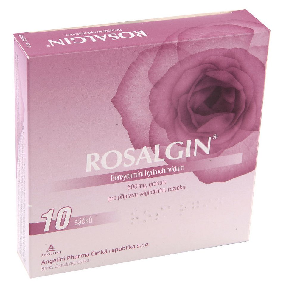 ROSALGIN 500MG vaginální GRA SOL 10