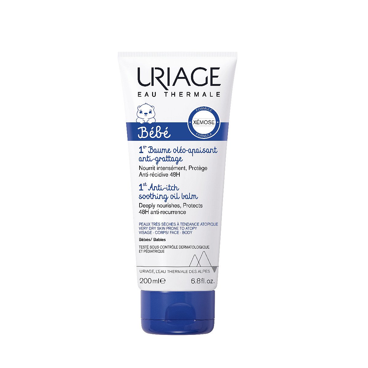 Uriage Bébé Zklidňující olejový balzám 200 ml