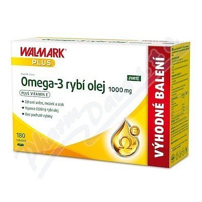 Walmark Omega-3 rybí olej 1000mg tob.180 - II.jakost