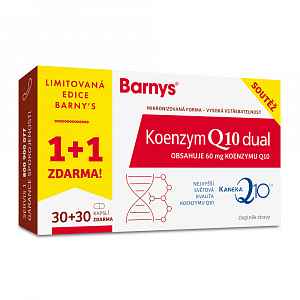 Barnys Koenzym Q10 Dual 60mg cps.30+30 ZDARMA