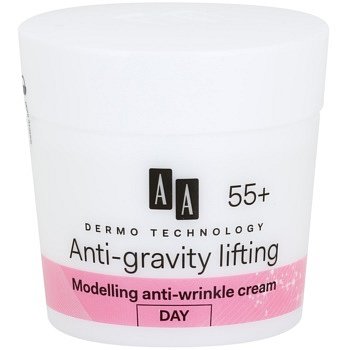 AA Cosmetics Dermo Technology Anti-Gravity Lifting modelační krém s protivráskovým účinkem 55+  50 ml