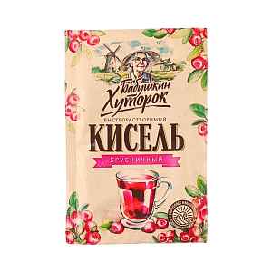 Brusinkový kisiel v prášku - 30 g - Hutorok
