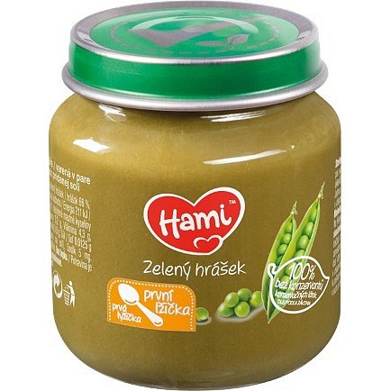 Hami příkrm Zelený hrášek 125g