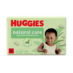 Huggies Natural Care vlhčené ubrousky 48 ks