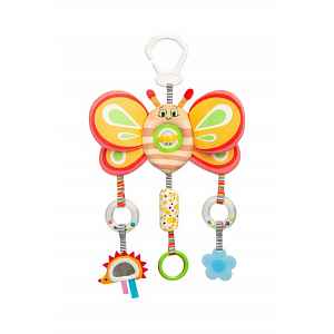 SENSILLO Závěsná hračka, chrastítko - Motýlek Maxi