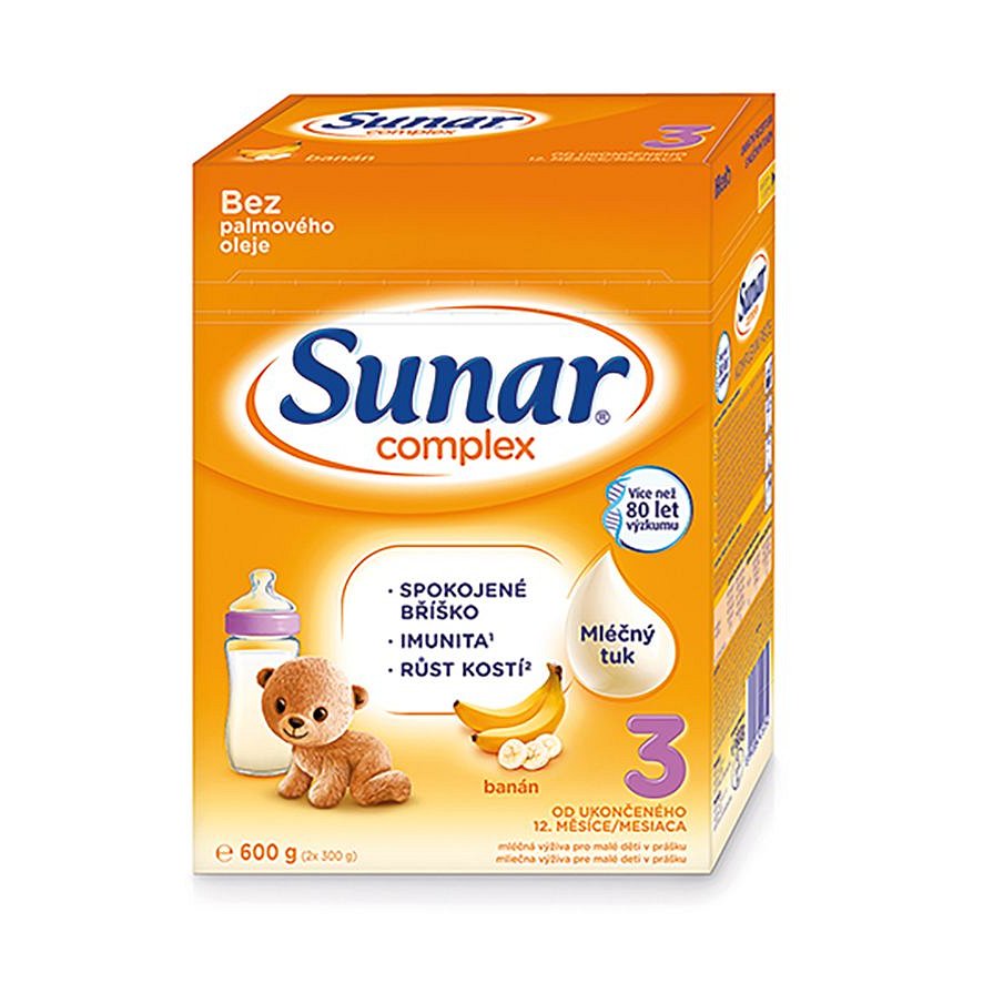 Sunar Complex 3 banán 600 g