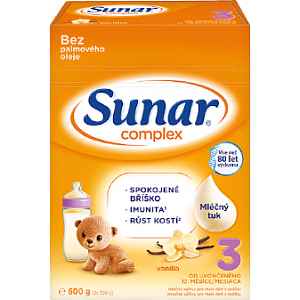 Sunar Complex 3 vanilka 600 g