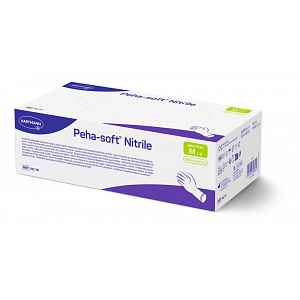 Rukavice vyš.Peha-Soft NITRILE b.pudru nes.M 100ks