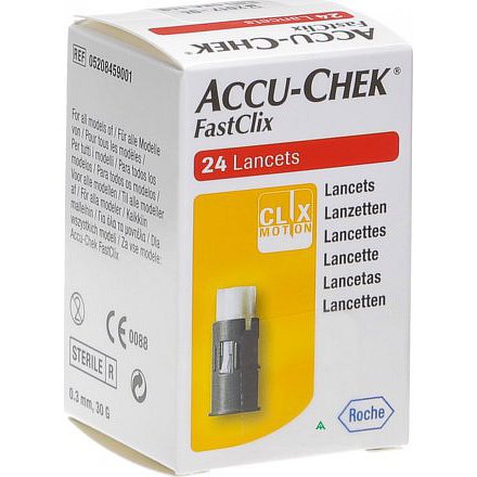 Accu Chek Fastclix lancets 24ks