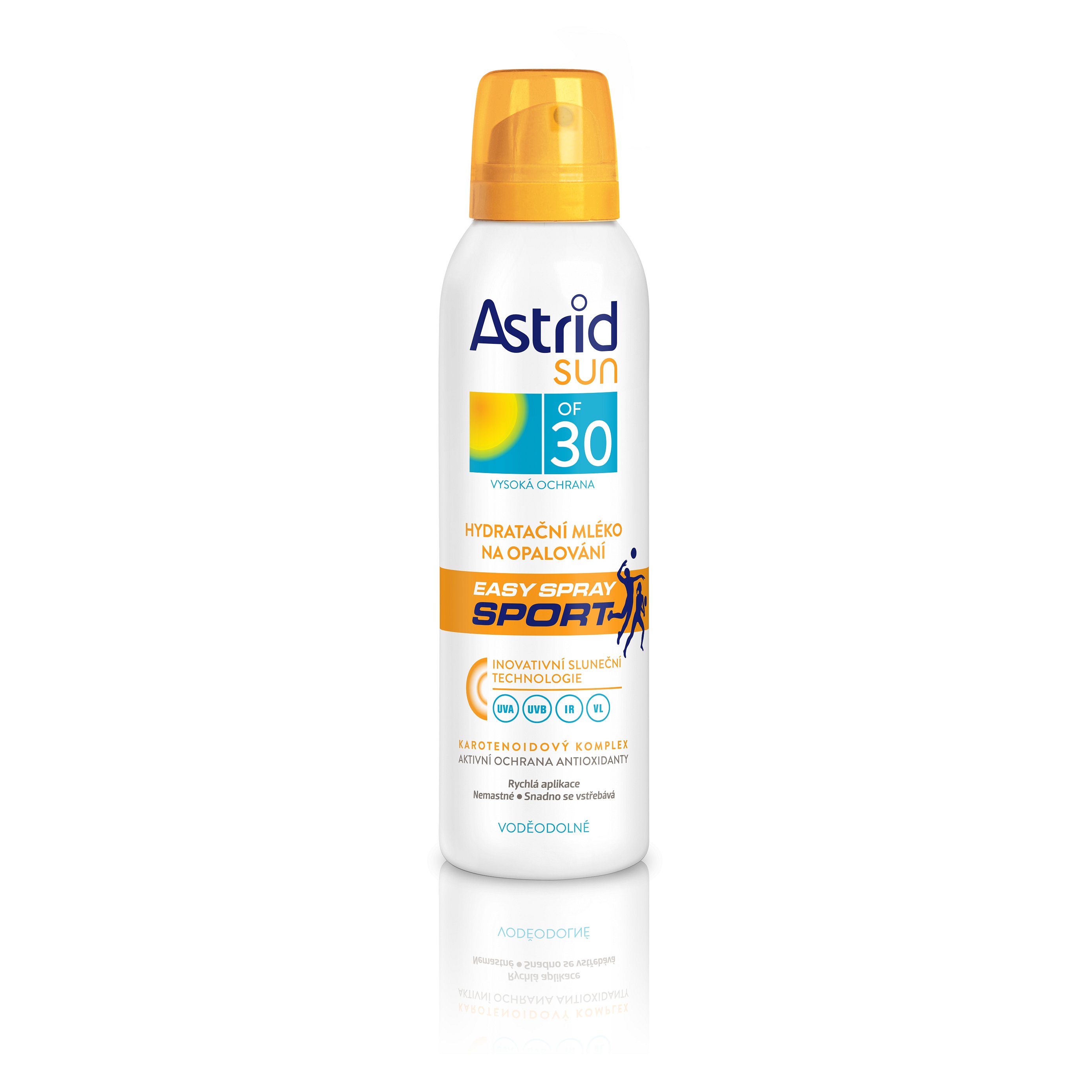 ASTRID SUN Hydratační mléko na opalování easy spray SPORT OF 30 150 ml