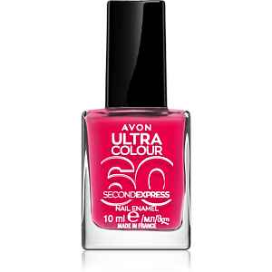 Avon Ultra Colour 60 Second Express rychleschnoucí lak na nehty odstín Fun N Fuchsia 10 ml