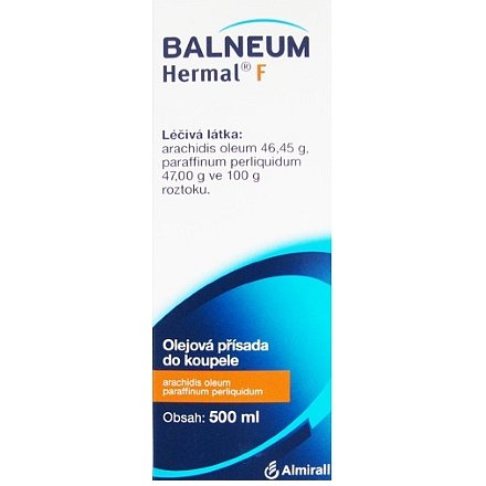 Balneum Hermal F tekutina 1 x 500 ml