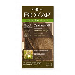 BIOKAP Nutricolor Delicato 8.03 Blond přírodní světlá barva na vlasy 140 ml