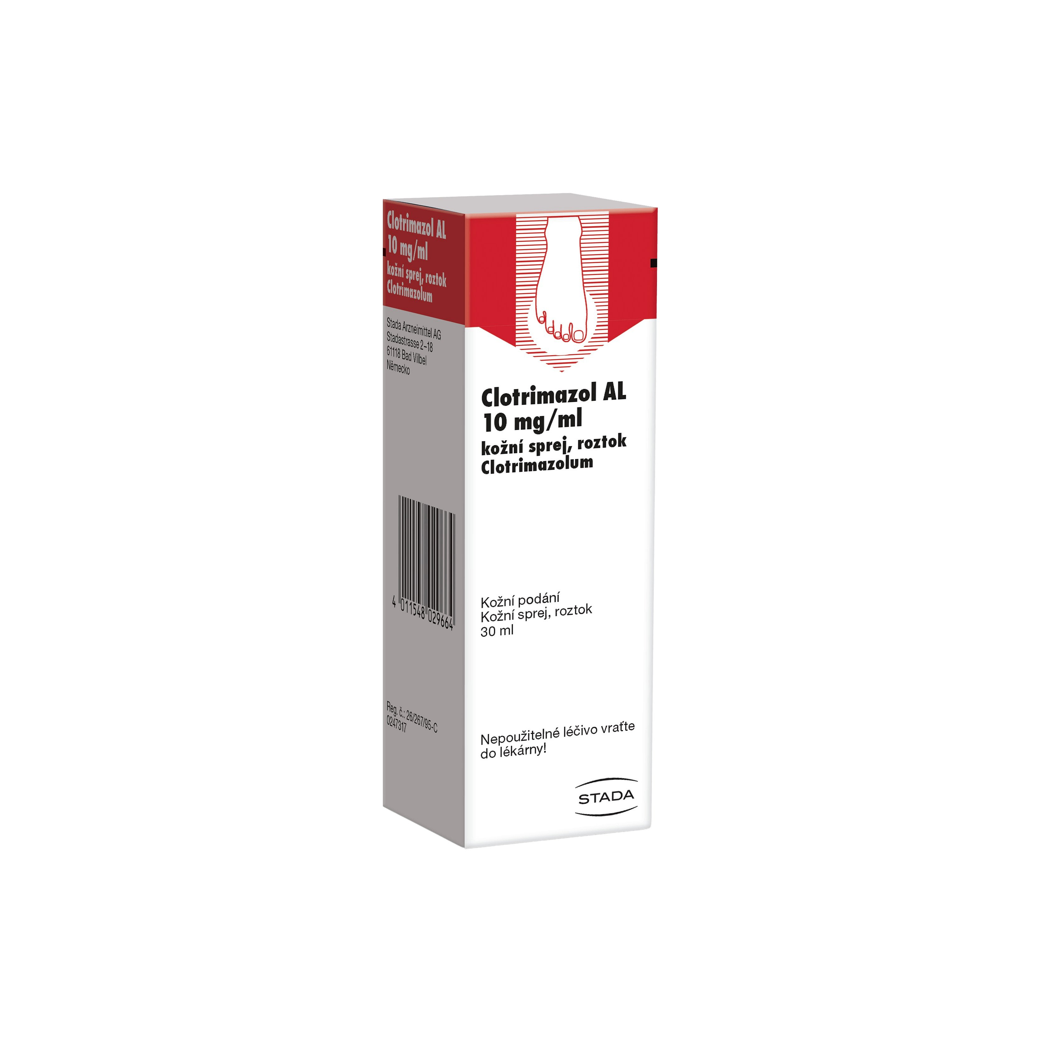 Clotrimazol AL Spray 1 % sprej 30ml