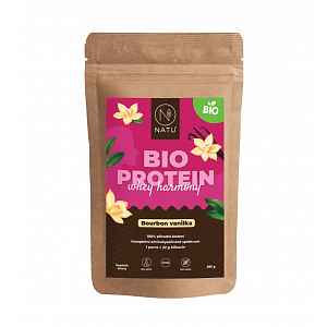 NATU Whey Harmony Grass-fed protein Bourbon vanilka BIO 385 g
