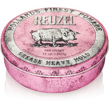 Reuzel Hollands Finest Pomade Grease pomáda na vlasy silné zpevnění 340 g