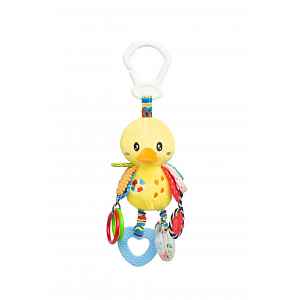 SENSILLO Závěsná hračka, chrastítko - Kačenka