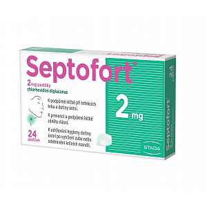 Septofort 2 mg 24 pastilek