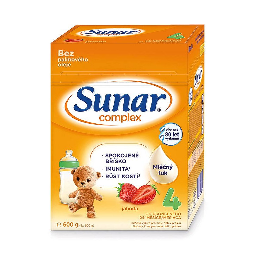 Sunar Complex 4 jahoda 600 g