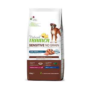 Trainer Natural Sensitive dog NO GRAIN M/M pstruh 12kg