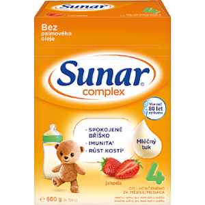 Sunar Complex 4 jahoda 600 g