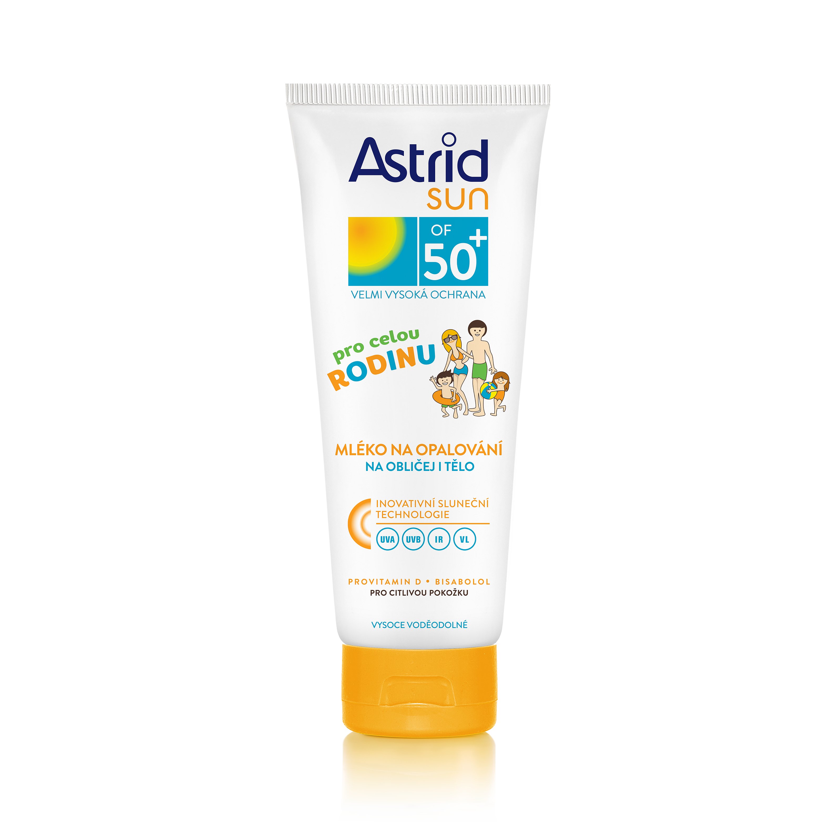 ASTRID SUN Rodinné mléko na opalování OF 50+  250 ml