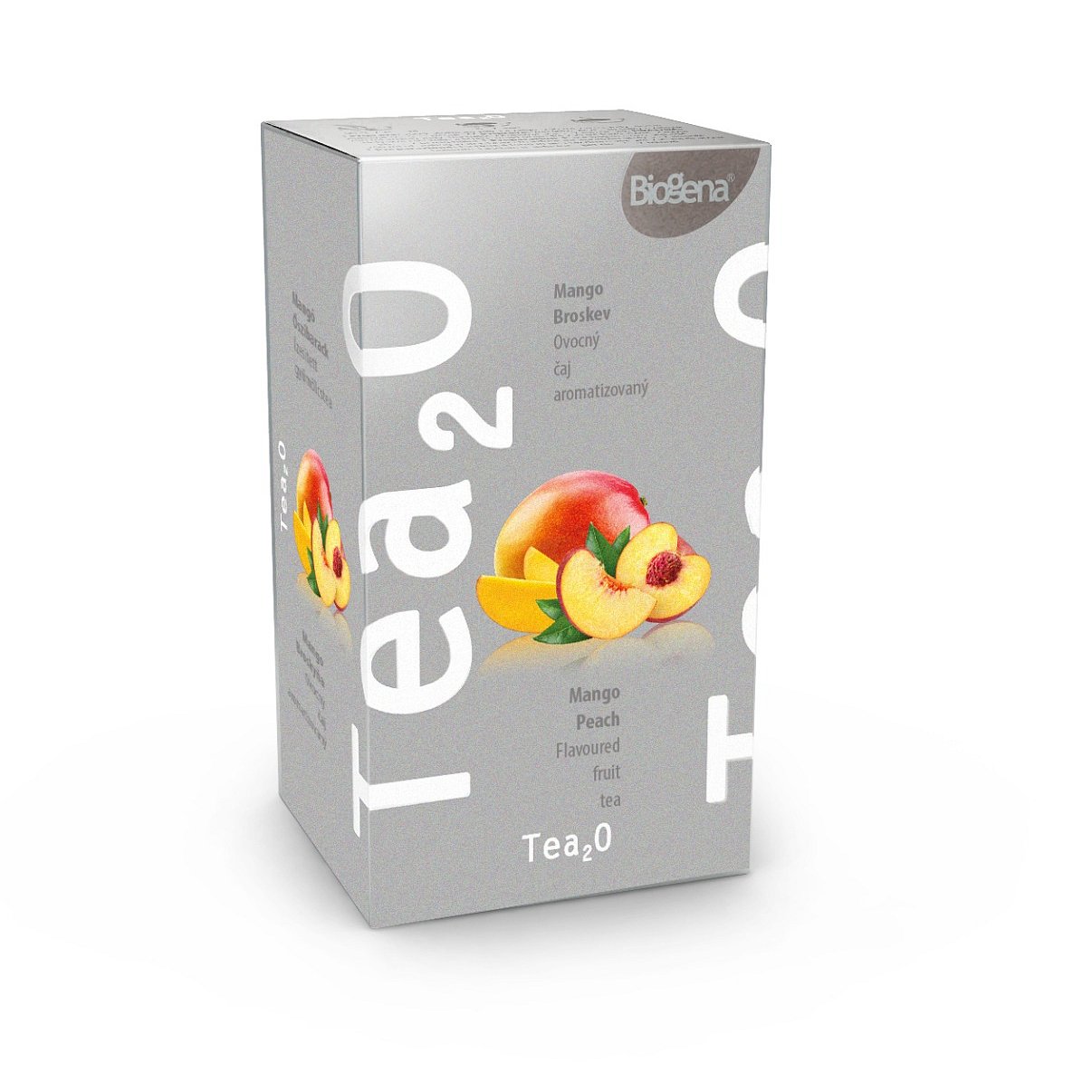 Biogena Tea2O Mango & Broskev porcovaný čaj 20x2,3 g