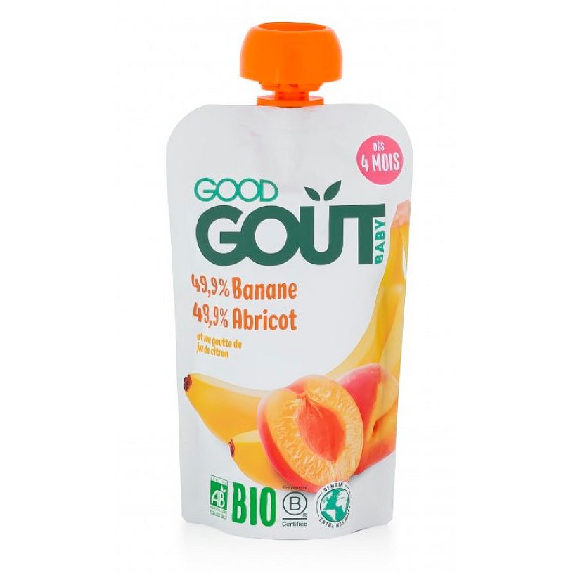 GOOD GOUT BIO Meruňka s banánem 120 g