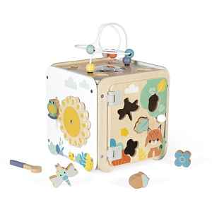Janod Pure Activity Cube aktivity hračka 18m+ 1 ks
