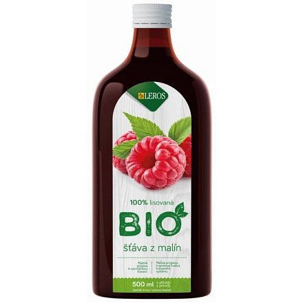 LEROS BIO šťáva z malin 500ml