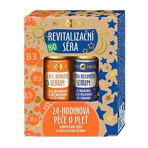 PURITY VISION Bio Revitalizační séra 24 hodinová péče o pleť 60 ml