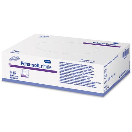 Rukavice vyš.Peha-Soft NITRILE b.pudru nes.L 100ks