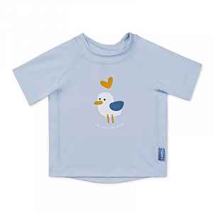 Saro Baby plavecké tričko s UV ochranou (3-6m) Navy Hugs