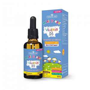 Natures Aid Vitamín D3 kapky pro děti (200 IU) 50ml