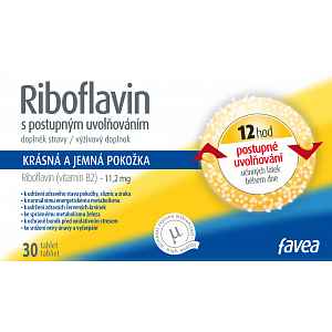 Riboflavin tablety 30 s postupným uvolňováním