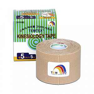 Tejpovací páska TEMTEX kinesiotape zelená 5cm x 5m