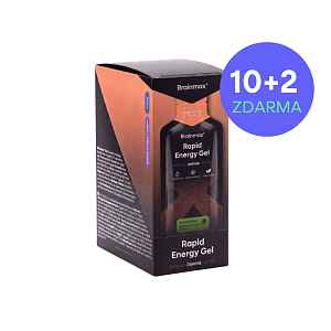 BrainMax® Rapid Energy Gel, Orange & Peach, 12 x 65 g