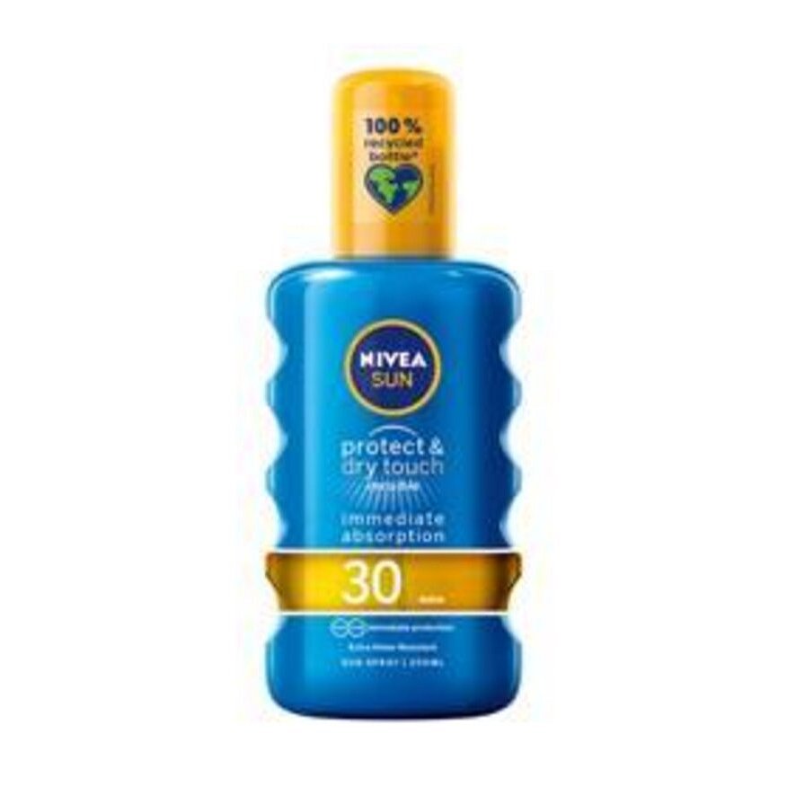 EXP: 16.07.2022 NIVEA Sun Neviditelný sprej na opalování Protect & Dry OF30