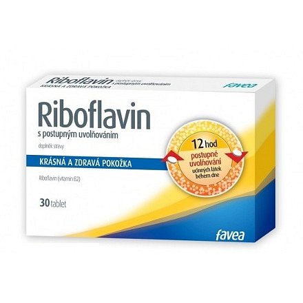Riboflavin tablety 30 s postupným uvolňováním